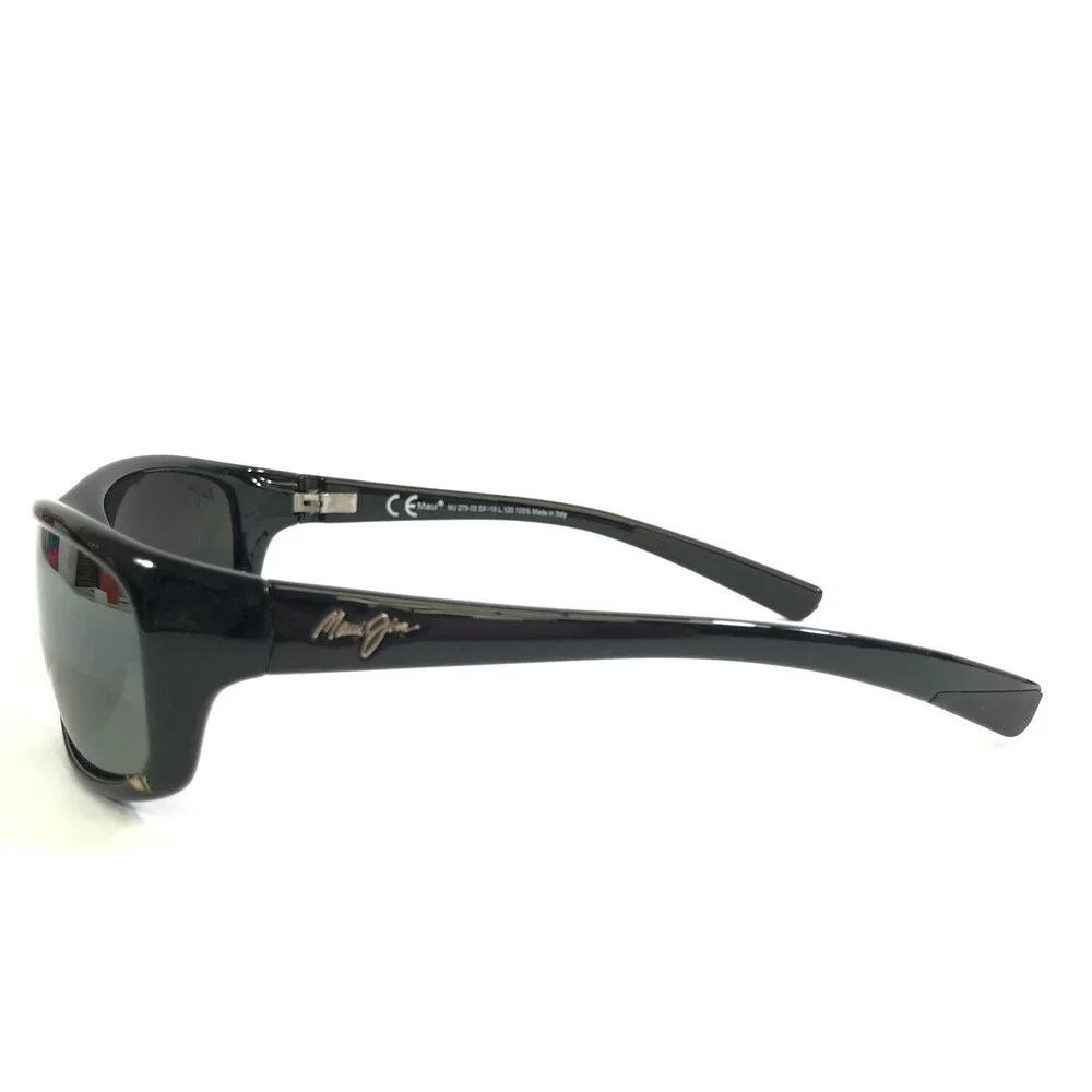 Maui Jim Sunglasses Kipahulu MJ279-02 Shiny Black Frames w/ Neutral Gray Lenses